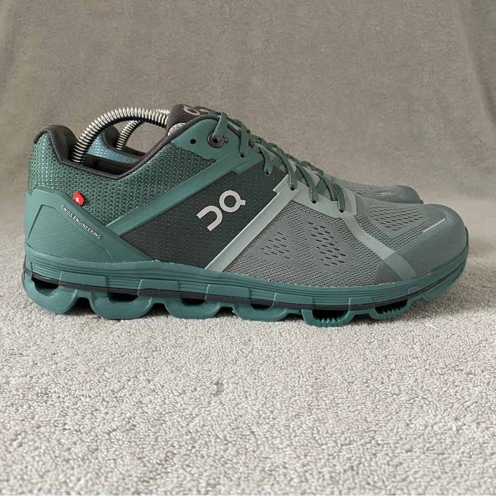 On Running Shoes Mens 10 Green Cloudace Athletic Sneakers